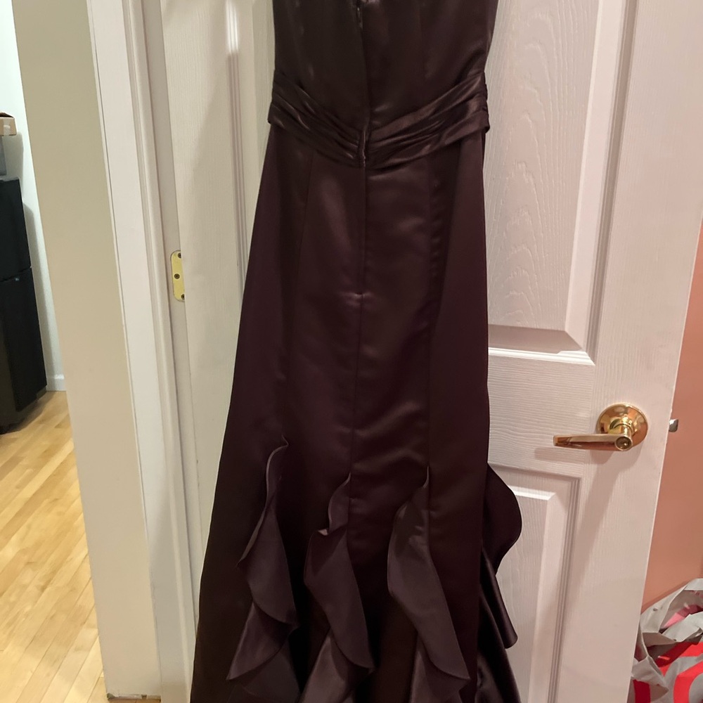 Saison Blanche Strapless Brown Gown